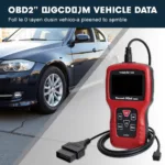 OBD2 Scanner Connected to Car