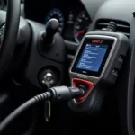 Car Diagnostic Machine Connected