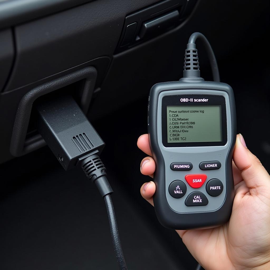 OBD-II Scanner for Diagnostic Codes 