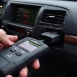 OBD2 Scanner in a Lexus GS300