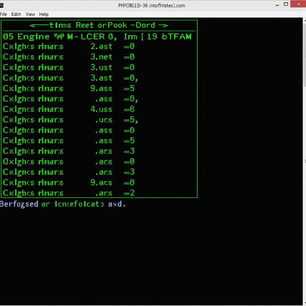 OBD2 Software Dashboard