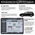 Modern OBD2 Software Interface