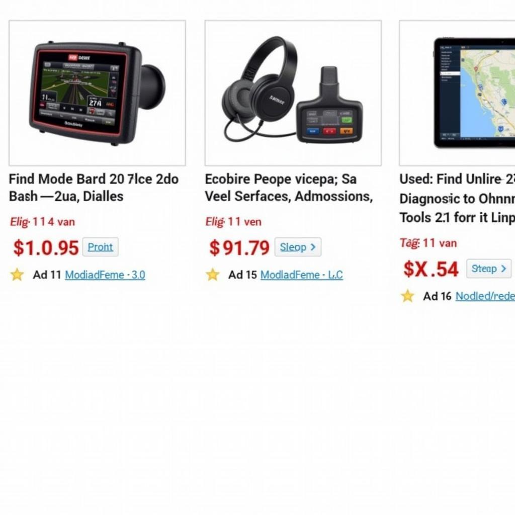 Online Marketplace for Used Car Diagnostic Tools