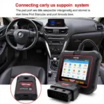 OPCOM Diagnostic Tool Connected to Car