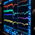 Automotive Oscilloscope Displaying Waveforms