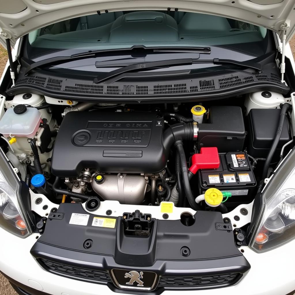 Peugeot 107 Engine Bay