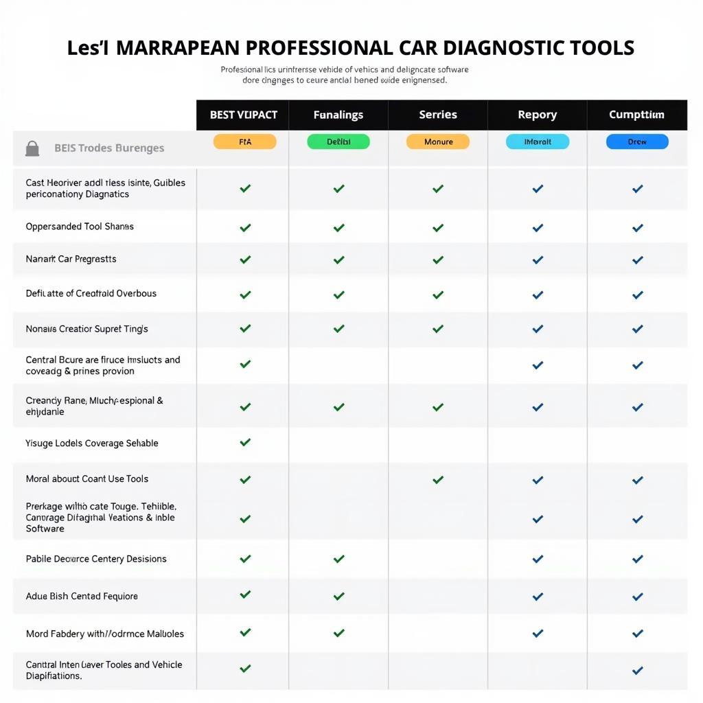 Comparing Professional Diagnostic Tools