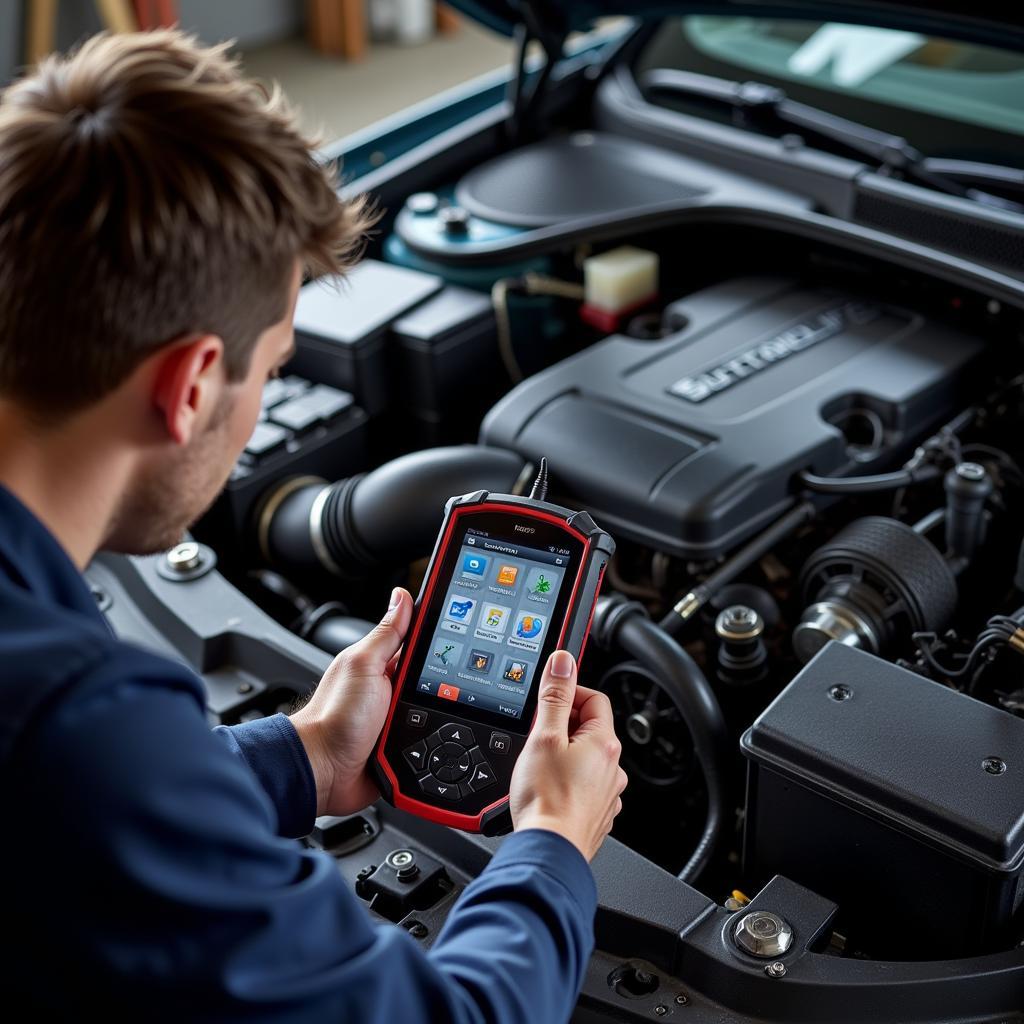 Using a Professional Car Diagnostic Tool