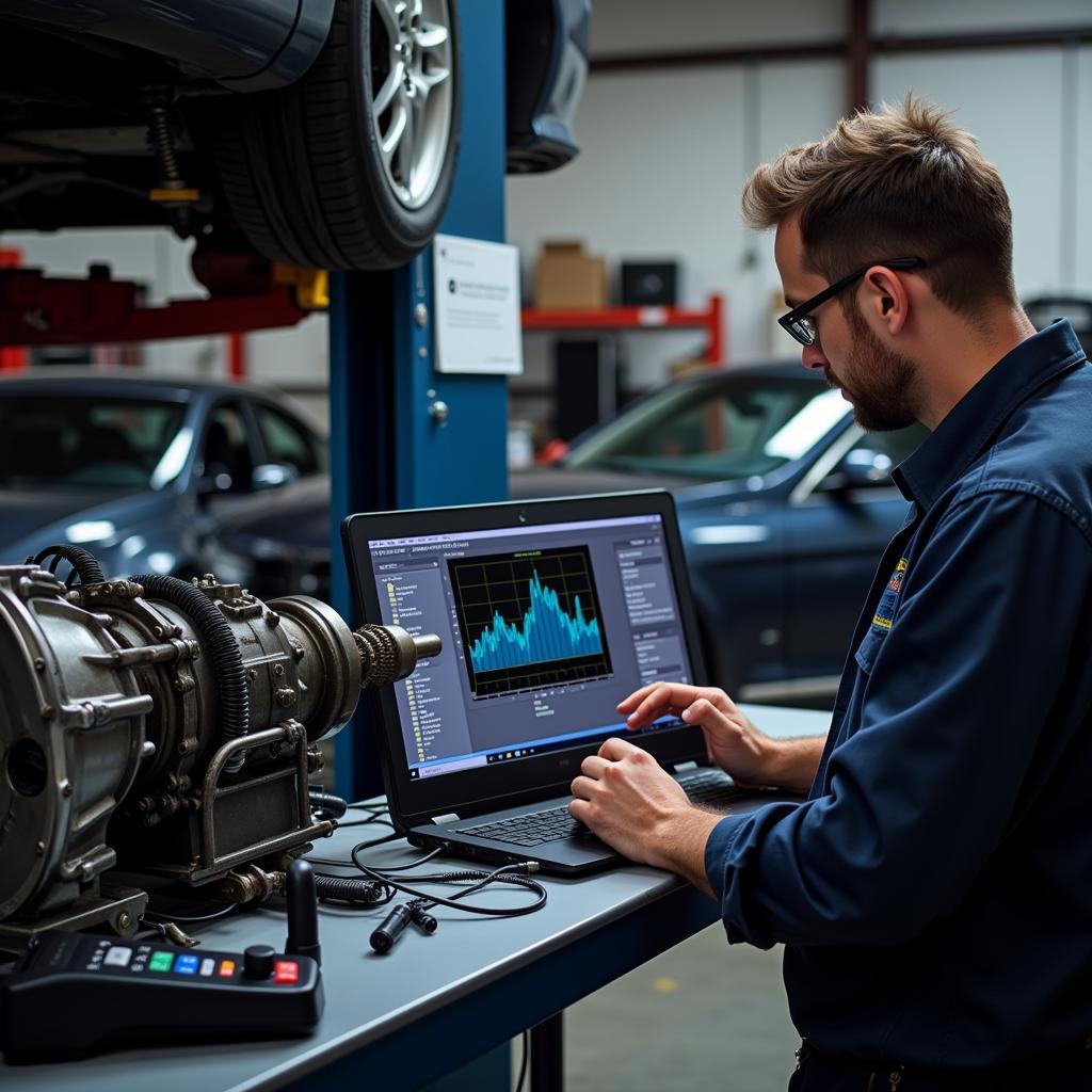 Professional Mechanic Using ATS Software