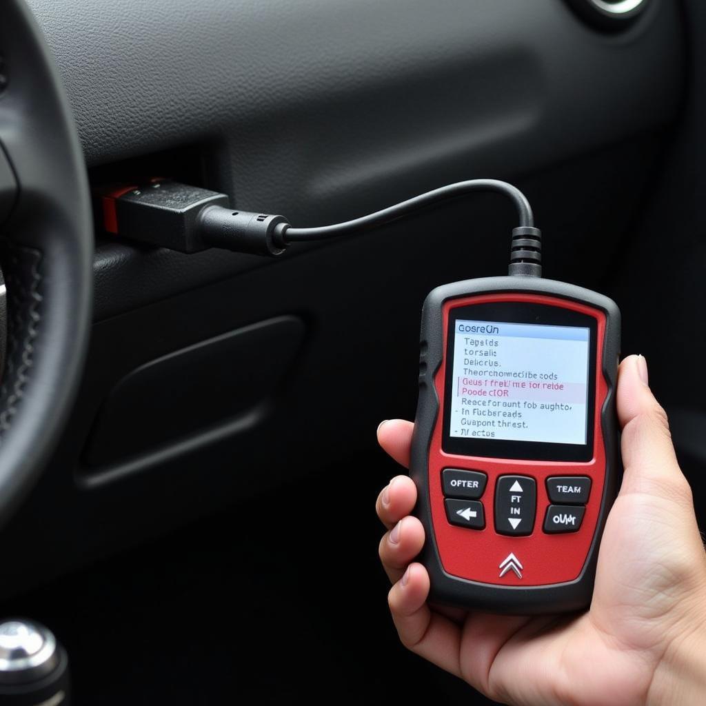 Reading Diagnostic Codes on a Citroen C1