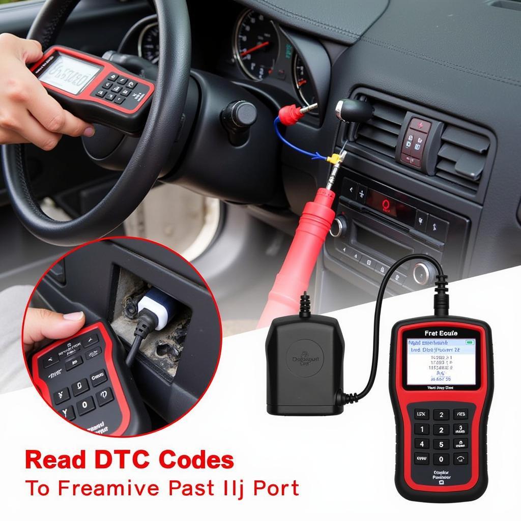 Reading DTC Codes with a Reset Tool