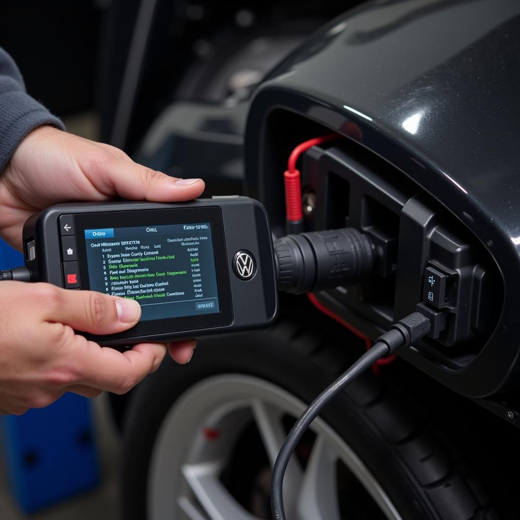 Reading VW Fault Codes with a Diagnostic Tool