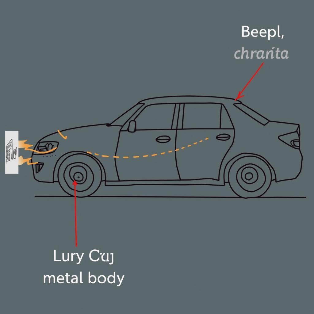 car electrical system short circuit illustration