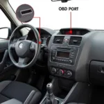 Skoda Yeti OBD Port Location