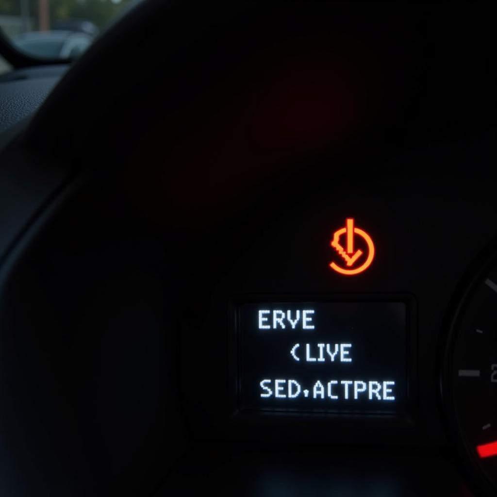 Smart Car Diagnostic Codes on Dashboard