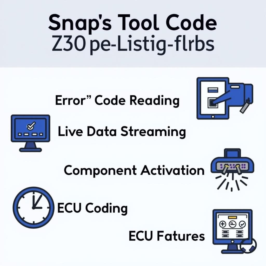 Snaps Car Diagnostic Tool Features