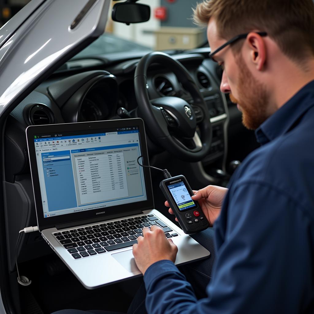 Snooper car diagnostic software in action