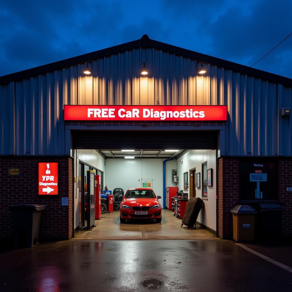 Garage in Sunderland offering free car diagnostics