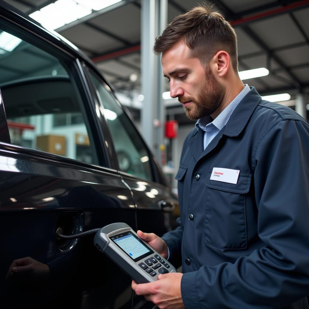 Swindon Car Diagnostic Expert Inspecting Engine