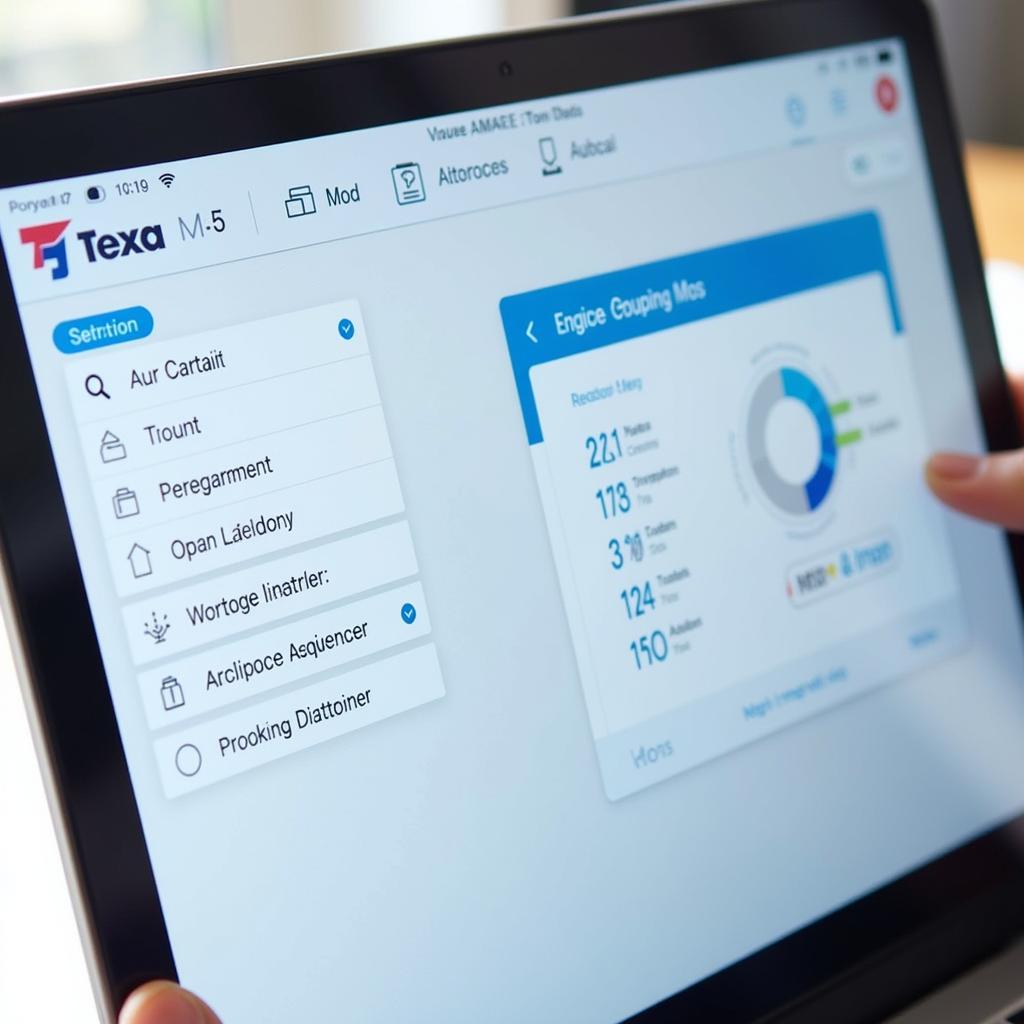 Texa IDC5 Software Interface