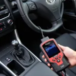 Toyota U480 OBD2 Scanner in Use