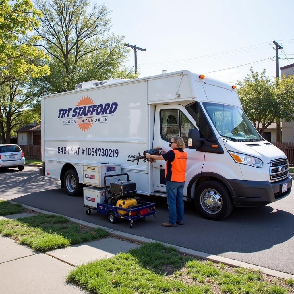 TRT Stafford Mobile Unit Providing On-Site Service