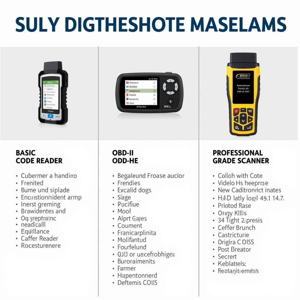 Different Types of Car Diagnostic Scanners