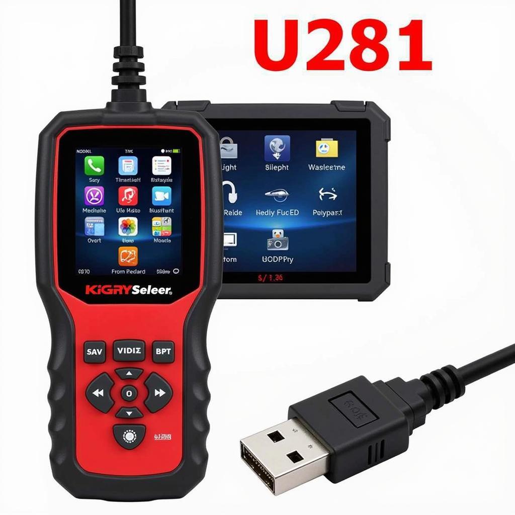 U281 Car Diagnostic Tool Interface