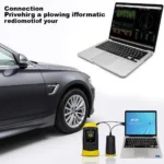 Car Connected to U281 Diagnostic Tool