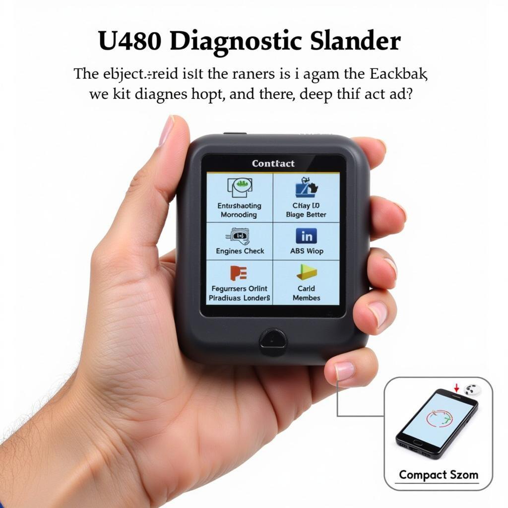 U480 Car Diagnostic Scanner Features