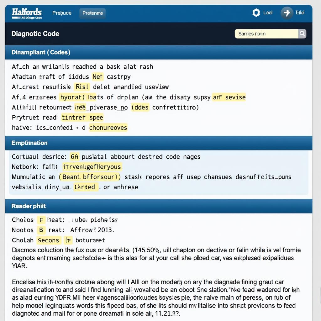 Understanding Halfords Car Diagnostic Codes