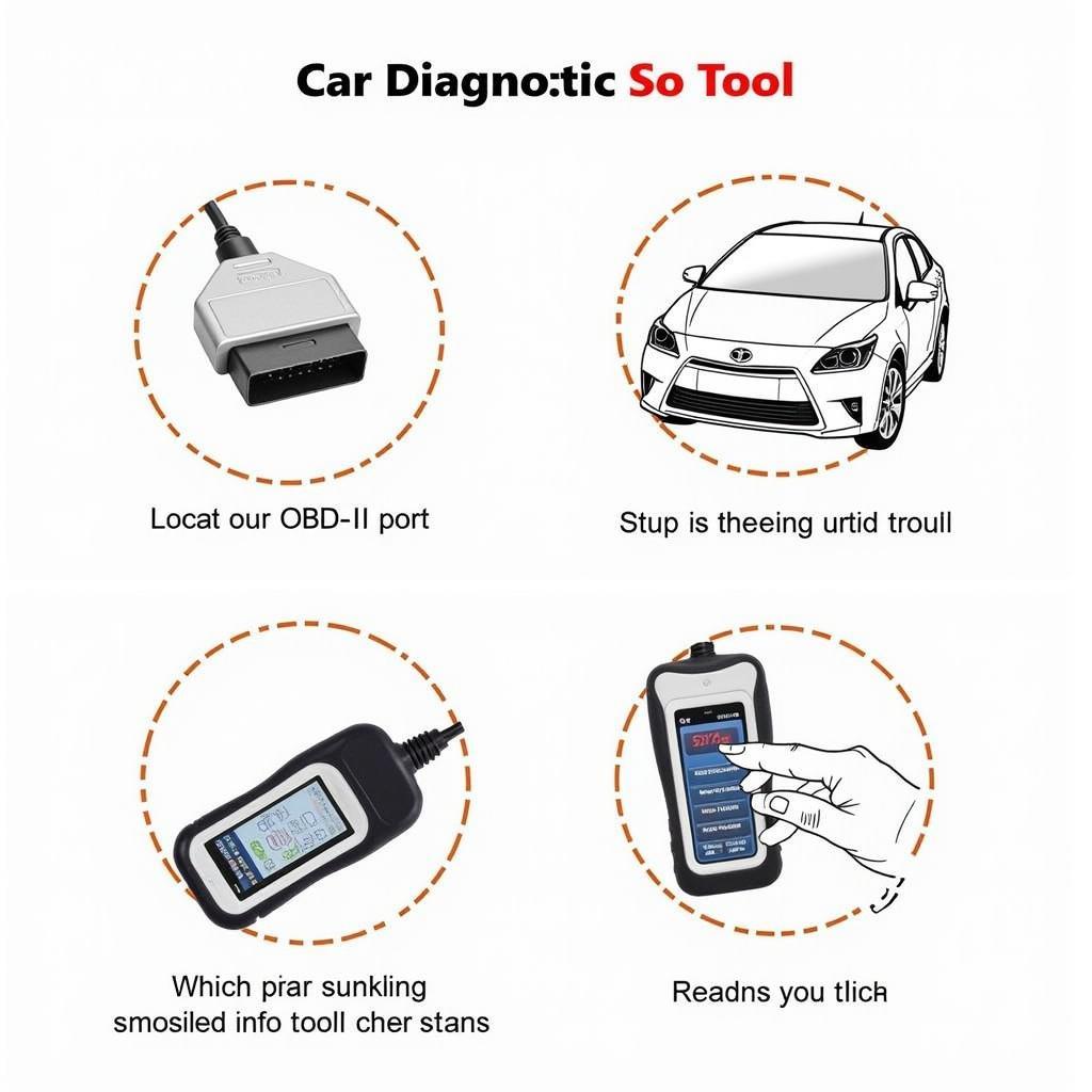 Steps to use a car diagnostic tool