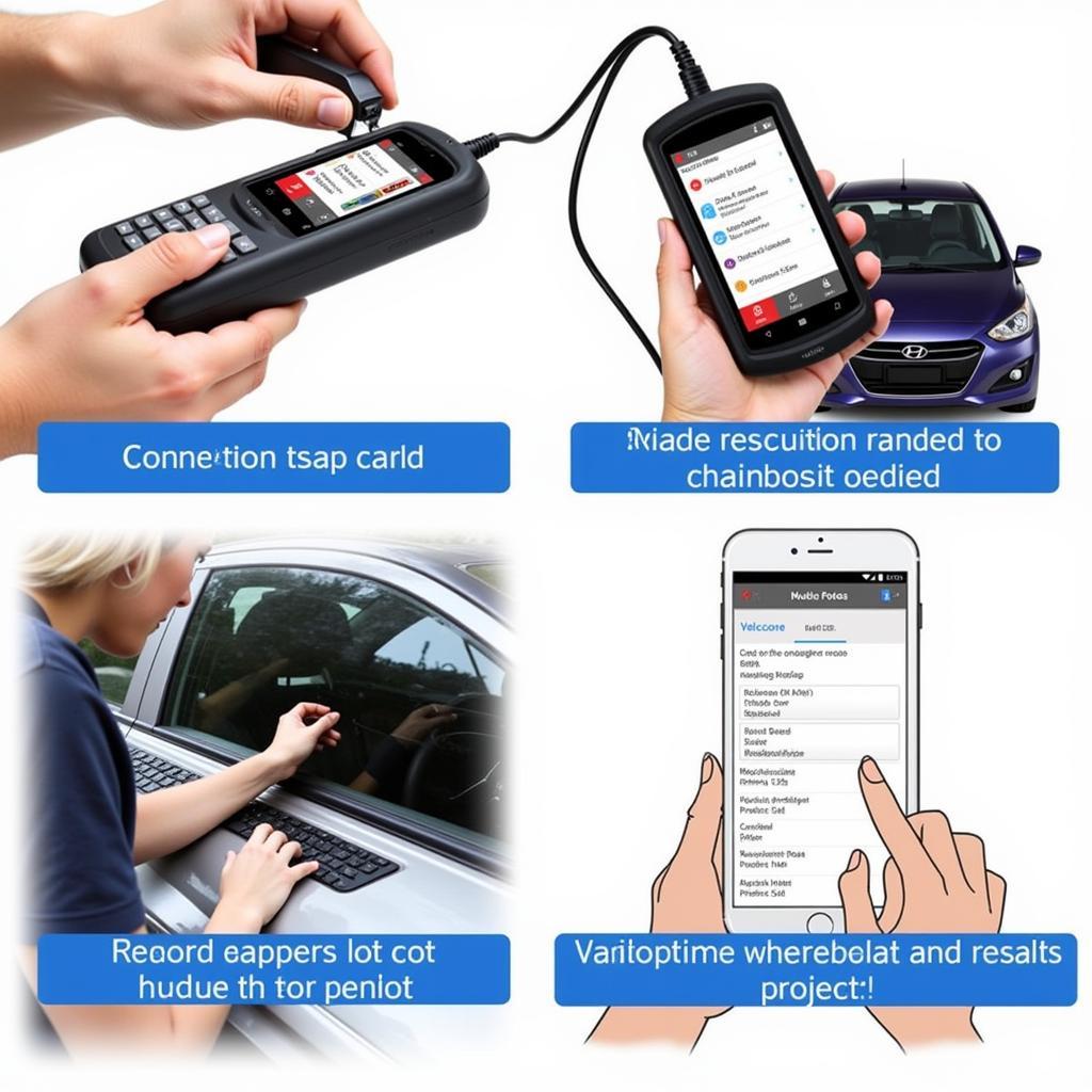 A person effectively using car diagnostic software to assess a vehicle's health.