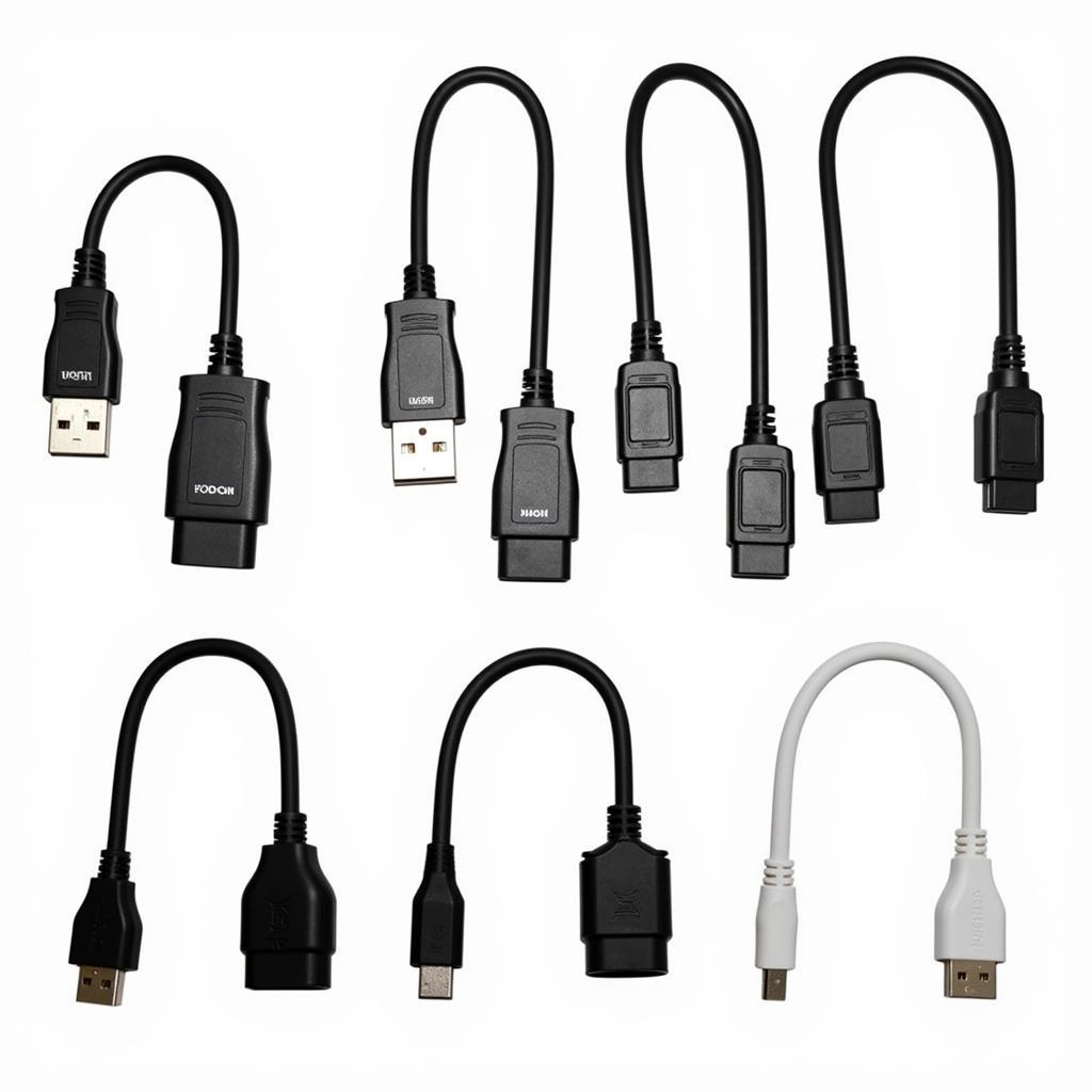 OBD-II Adapters and Cables for Laptop Car Diagnostics