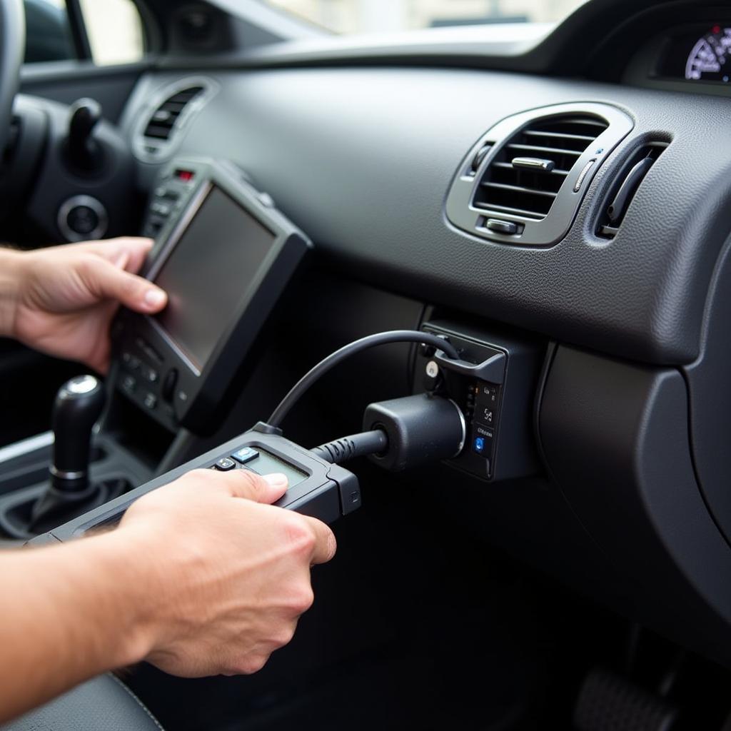 Connecting an OBD-II Scanner to a Vauxhall Astra