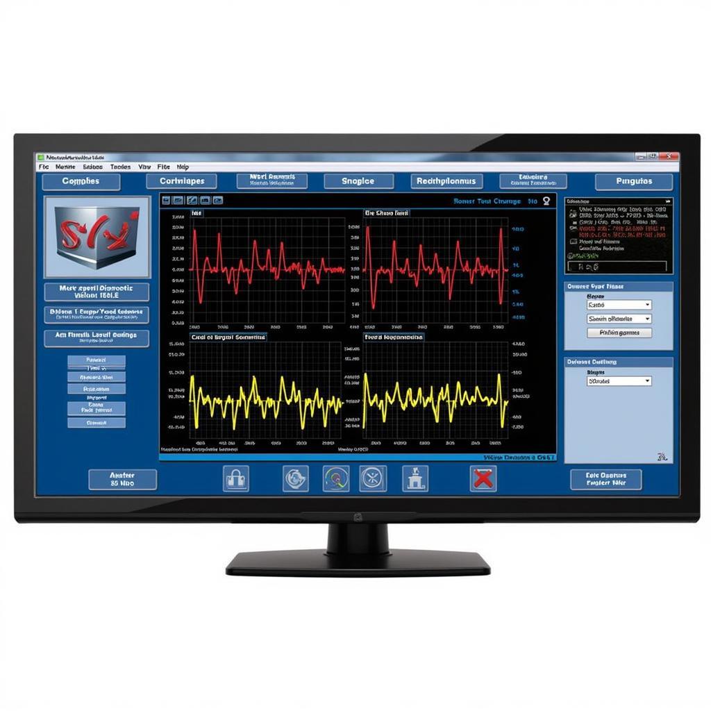 VDO PC-based diagnostic software displaying detailed vehicle information.