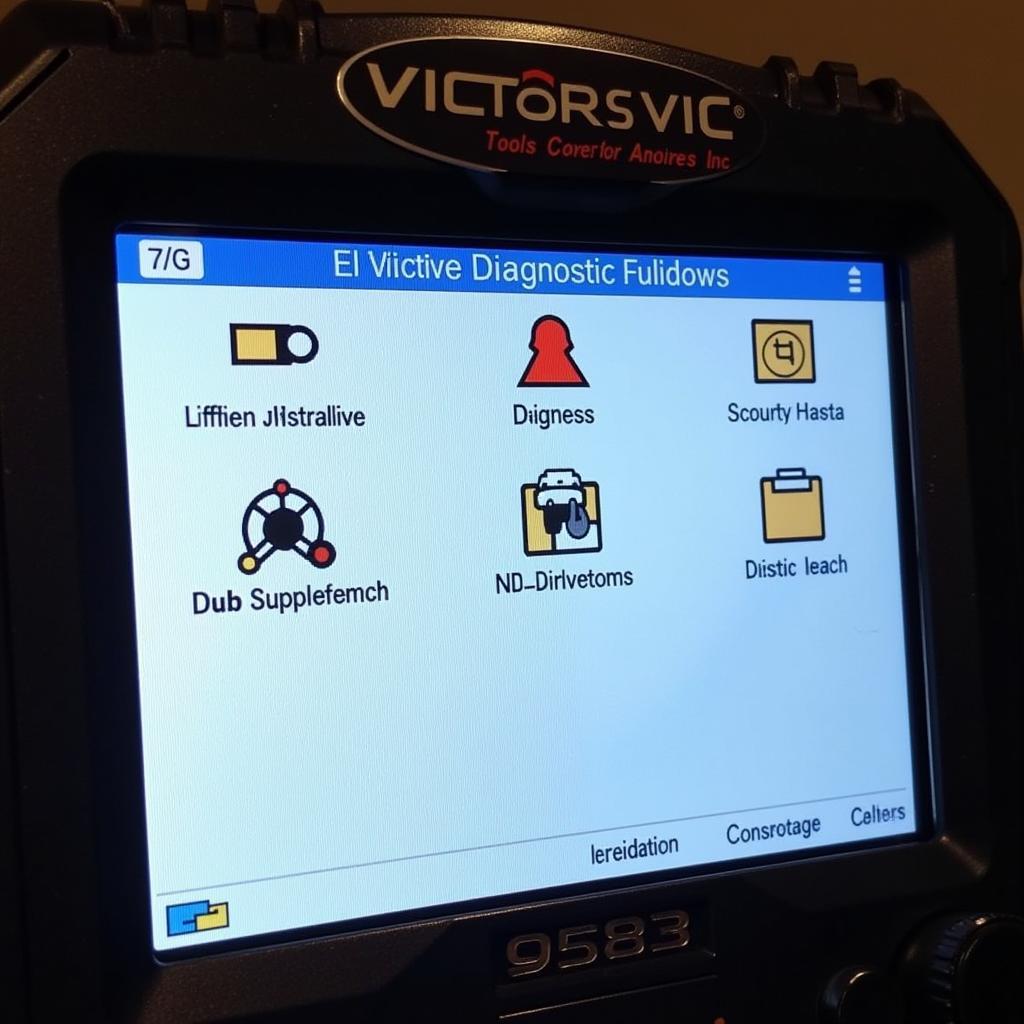 Victor Tools 9583 User Interface