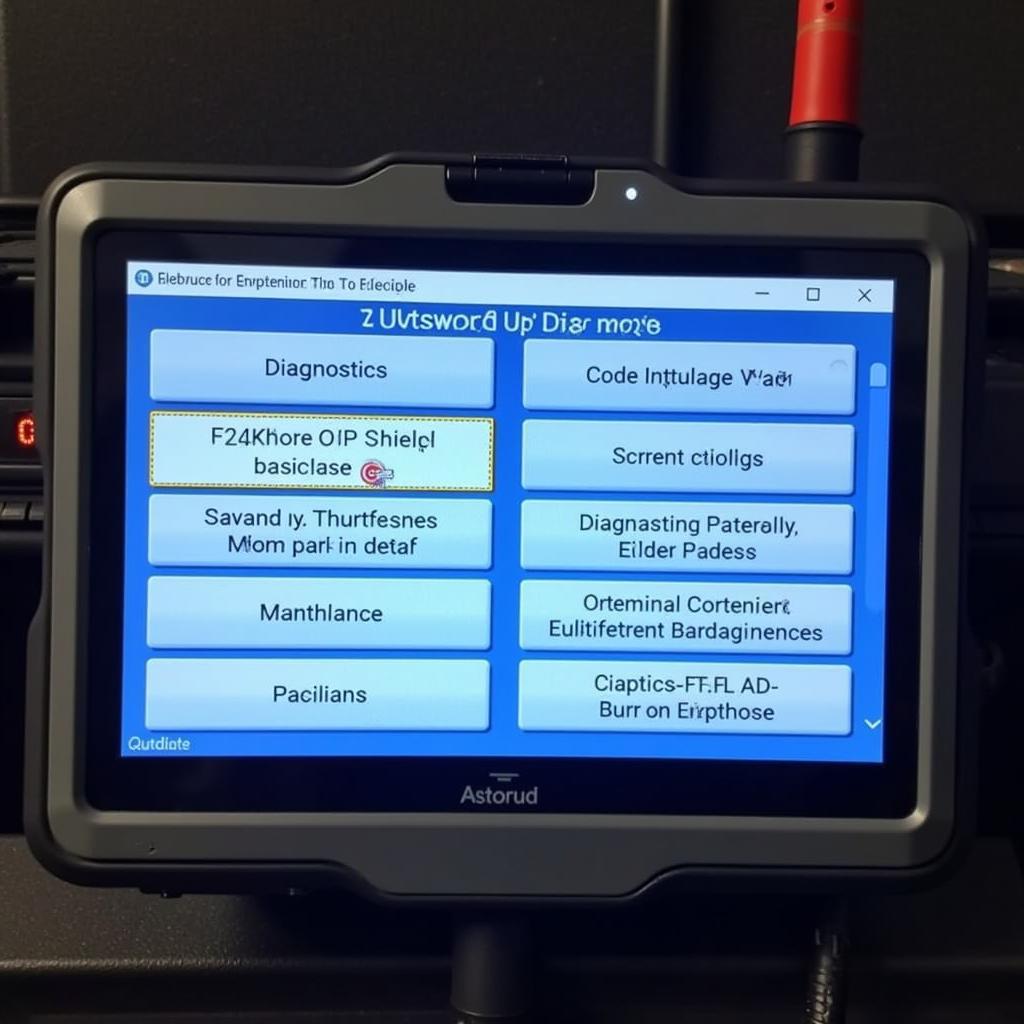 VW Diagnostic Software Interface