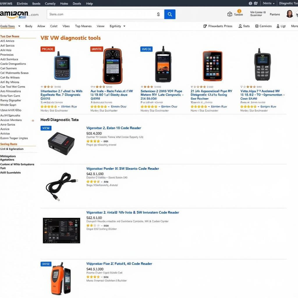 VW Diagnostic Tools on Amazon