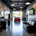 Modern auto repair shop in West Bloomfield