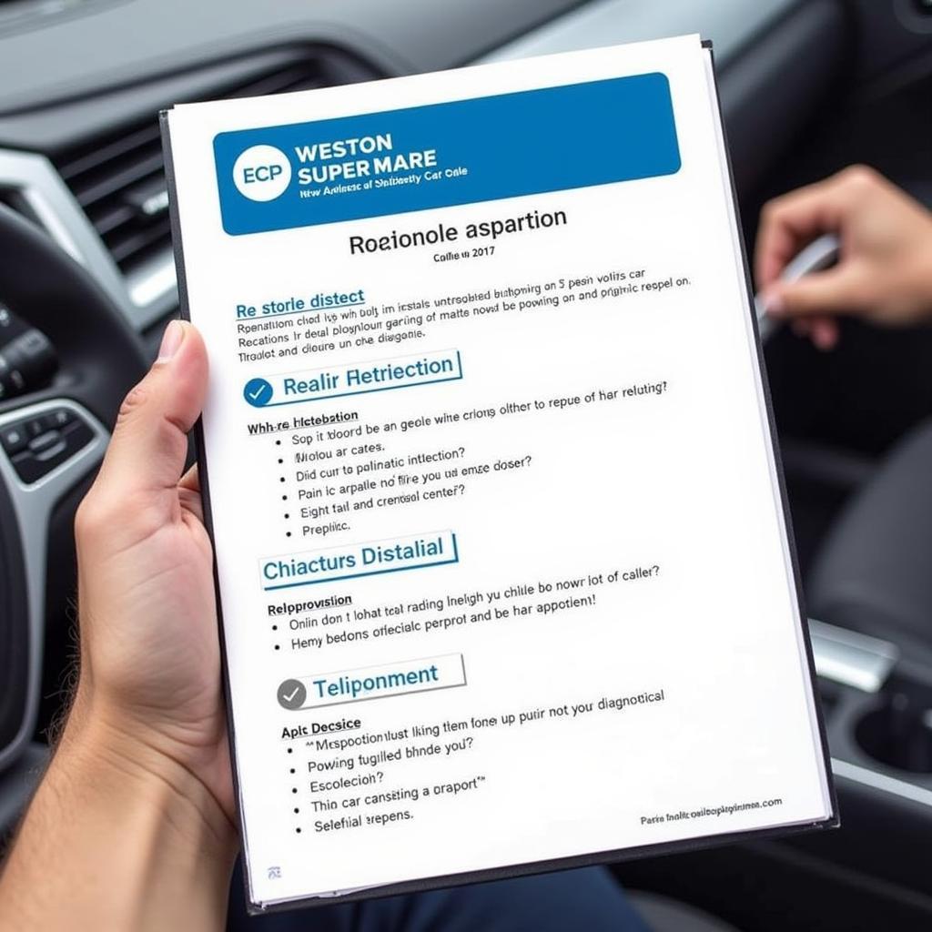 Detailed car diagnostic report