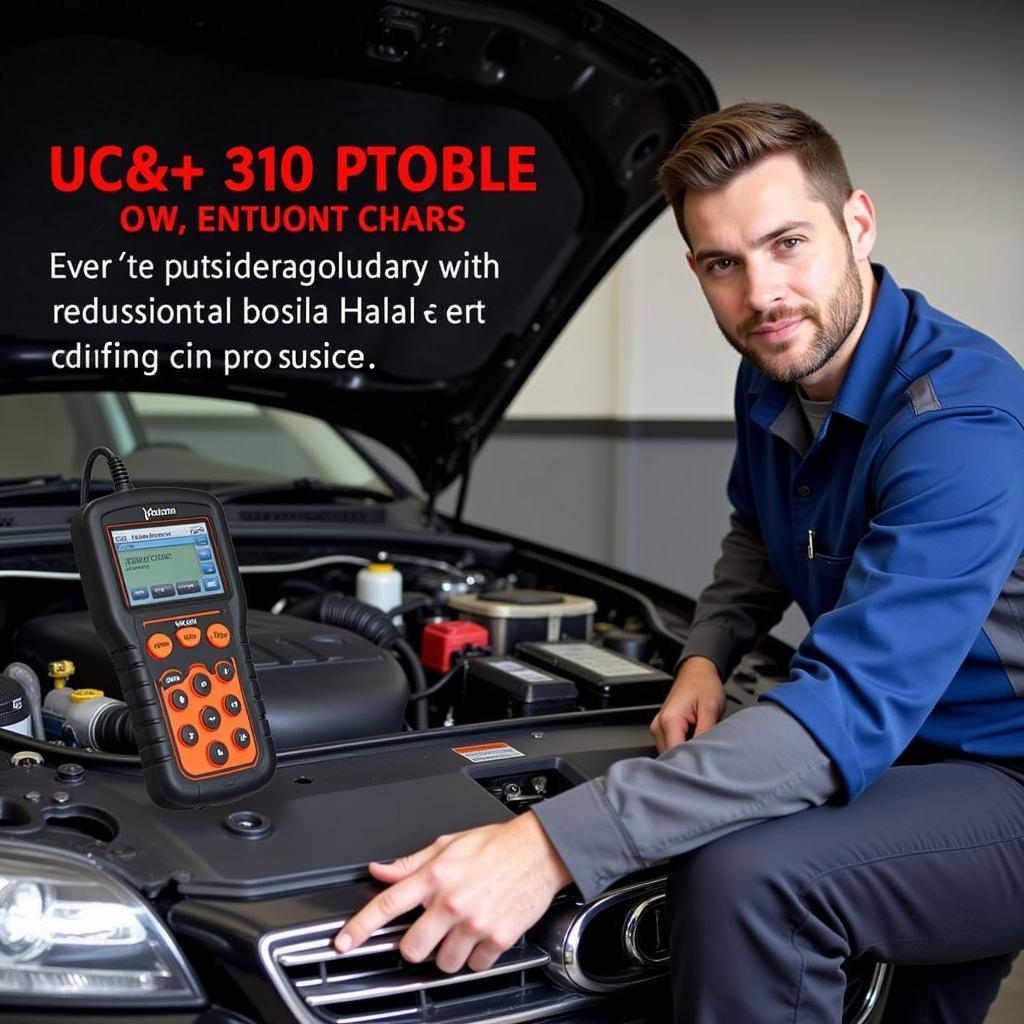 Mechanic Using Youcanic UCAN-II Scanner