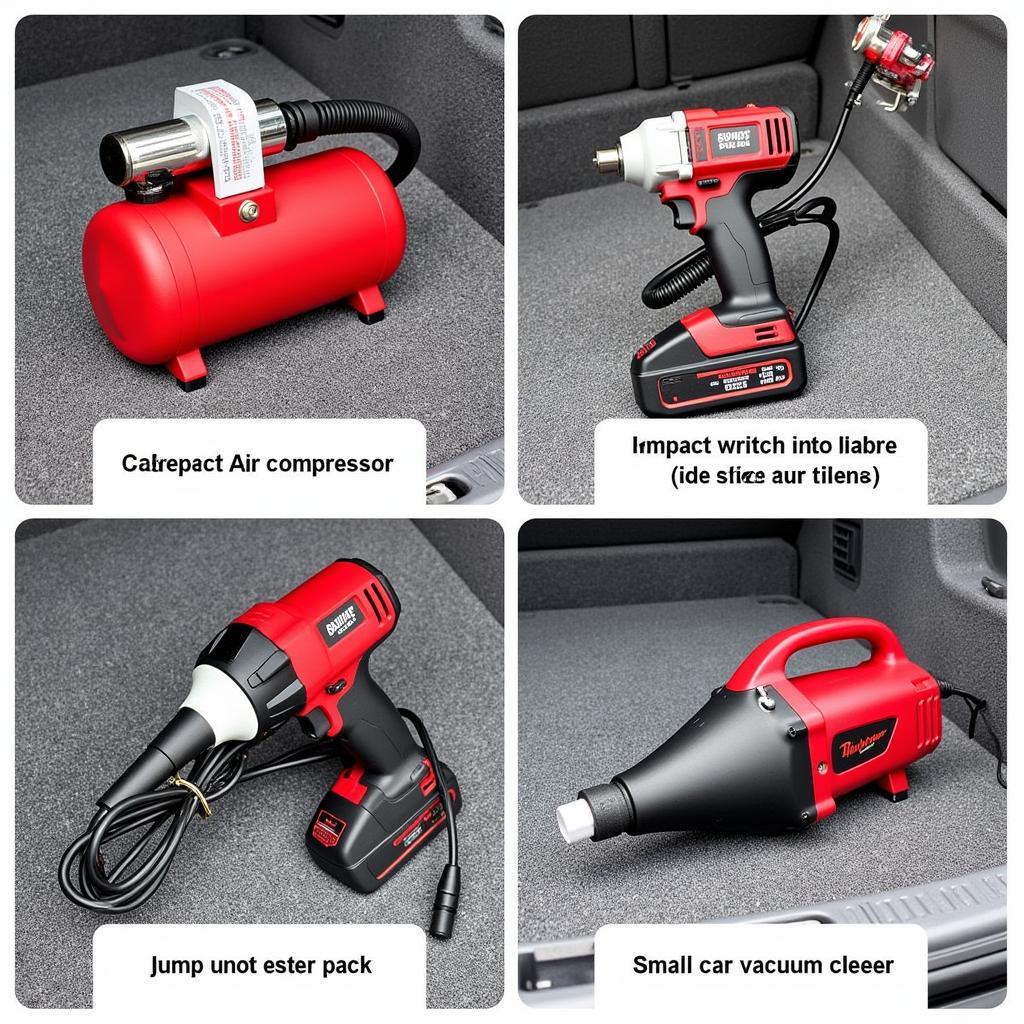 12 Volt Car Tools: Air Compressors, Impact Wrenches, Jump Starters, Vacuum Cleaners