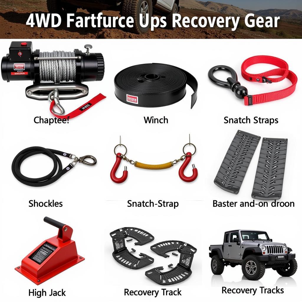 Essential 4wd Recovery Kit Items