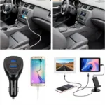 7-in-1 Car Charger with Multiple USB Ports for Simultaneous Charging