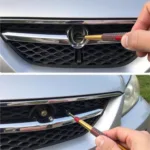 Accessing the Secondary Hood Latch Through the Grille