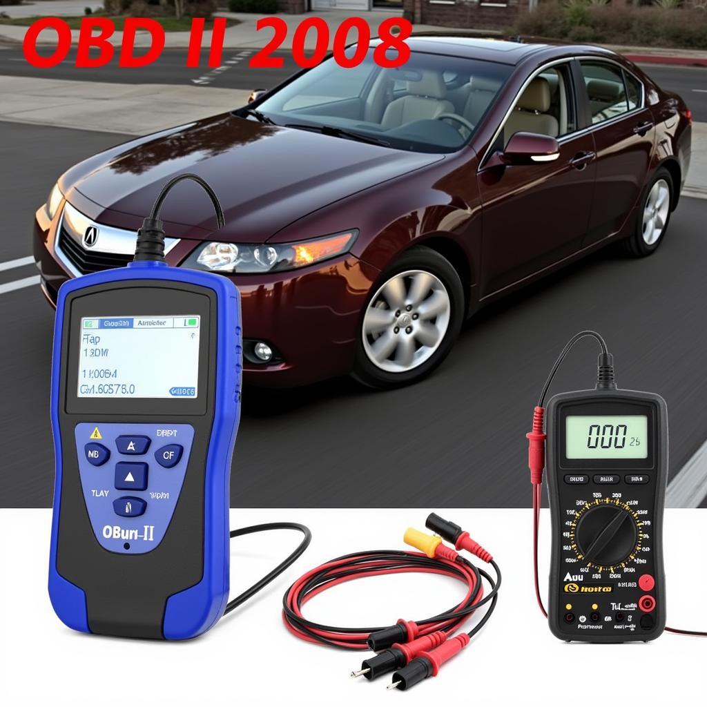 Acura 2008 OBD-II Scanner and Multimeter