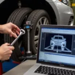 Making Adjustments with a Portable Alignment Tool