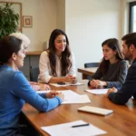 Latino Family Discussing Advance Care Planning