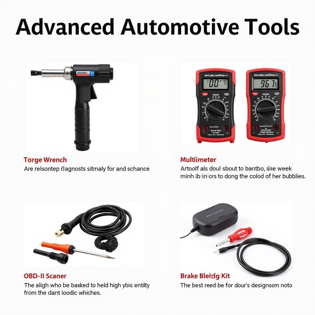 Advanced Automotive Tools for Diagnostics and Repair